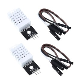 NIIIYTYB 2PCS DHT22 Sensor Temperature-Humidity Monitor Digital Temperature and Humidity Sensor Replace SHT11 SHT15 Ideal for DTH22 Projects and Light Use