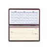 5 Checkbook Transaction Registers w/Vinyl Checkbook Cover (Maroon)
