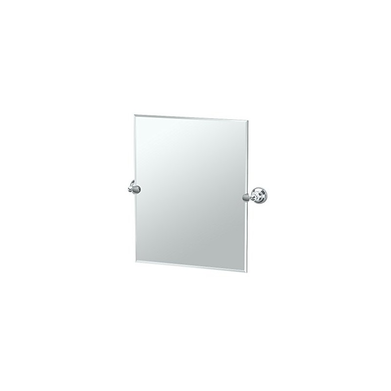 Gatco 4329SM Tiara Small Rectangle Mirror, Chrome
