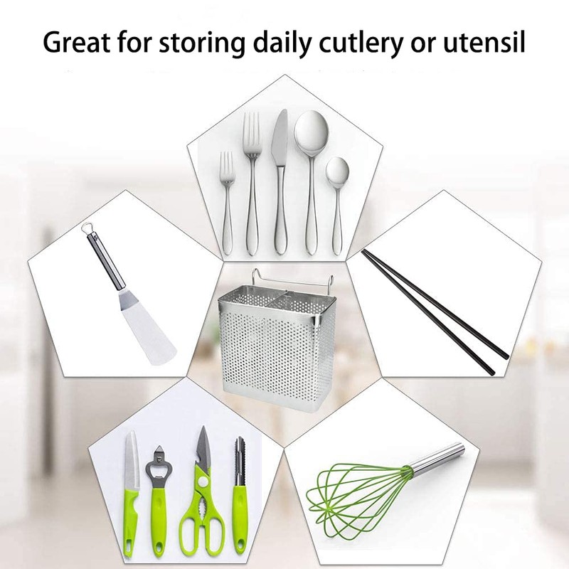 Kitchen Utensils Organiser, Kitchen Utensil Holder, Cutlery Caddy, Kitchen Cutlery