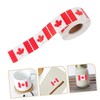Operitacx Canada Flag Decal Maple Leaf Sticker for Water Bottles