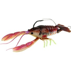River2sea Dahlberg Clackin Crayfish 130 Premium Fishing Lure, Color: Brown Orange