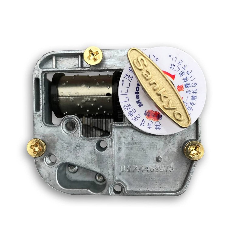 BinkeGG Clockwork Music Box Spare Part Grey Wind Up Sankyo