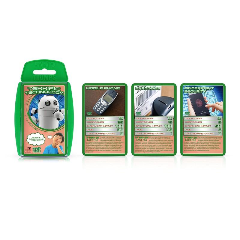 STEM: Terrific Technology Top Trumps Card Game