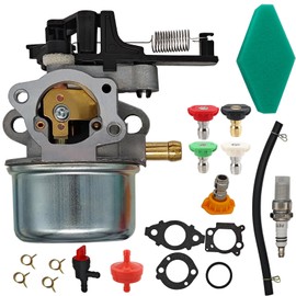 591137 590948 Carburetor Compatible for Troy Bilt 2700PSI 2800PSI 2900PSI 3000PSI 7.75 Hp 8.75 Hp 8.5Hp 190CC TB360 775EX 11P902 111P02 114P02 121Q02 121Q07 590948 796608 593599