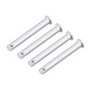 sourcing map Clevis Fork Bolts Single Hole Flat Head Galvanised