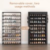 Shoe Rack with Cover,10 Tier Shoe Organizer Storage,Free Standing Tall