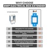 BWP 5 Pack Electrical Outlet Box Extender 1 Gang -