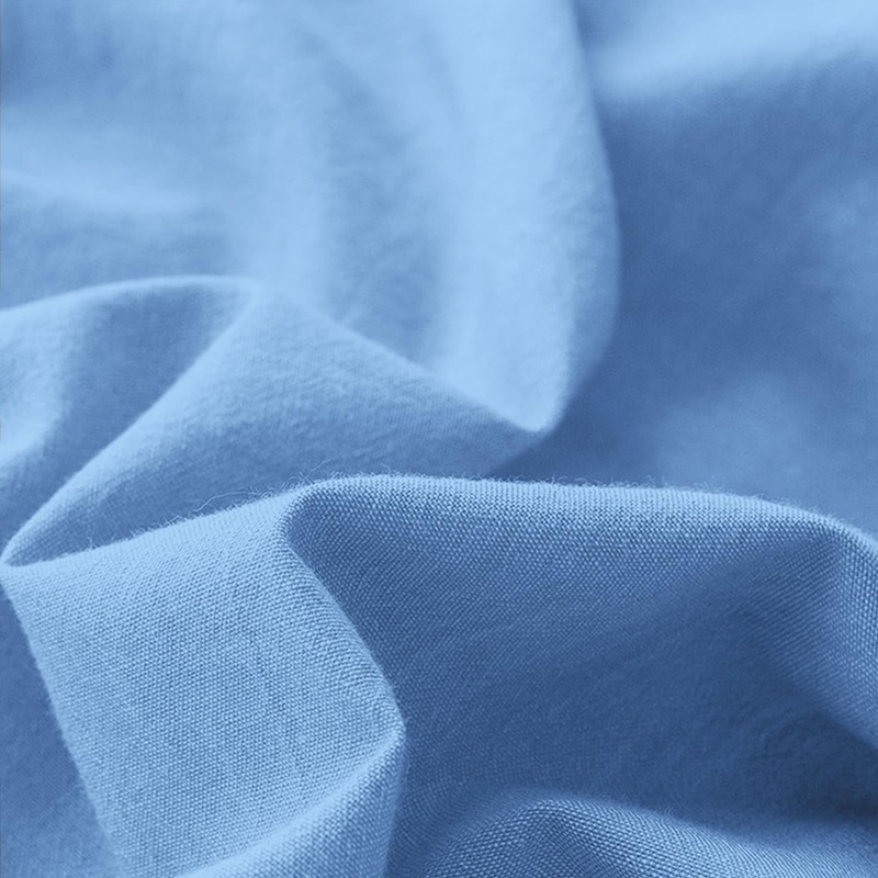SSW HOMES King Size Duvet Cover Set (Light Blue) -