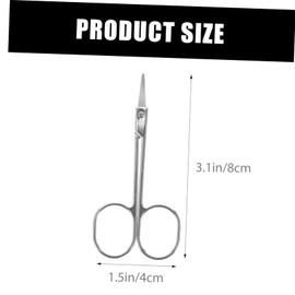 Mikinona 6pcs Stainless Steel Eyebrow Scissors Set for Women Durable and Easy to Use Eyebrow Shaping Tools for Precision Grooming and Trimming