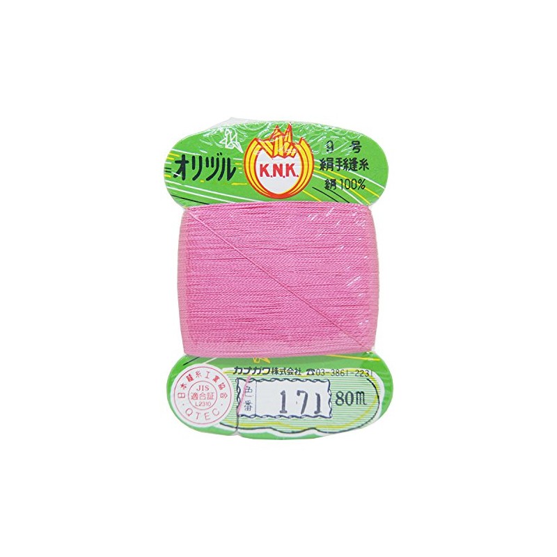 カナガワ オリヅル印 絹 手縫 #40 80mカード 171