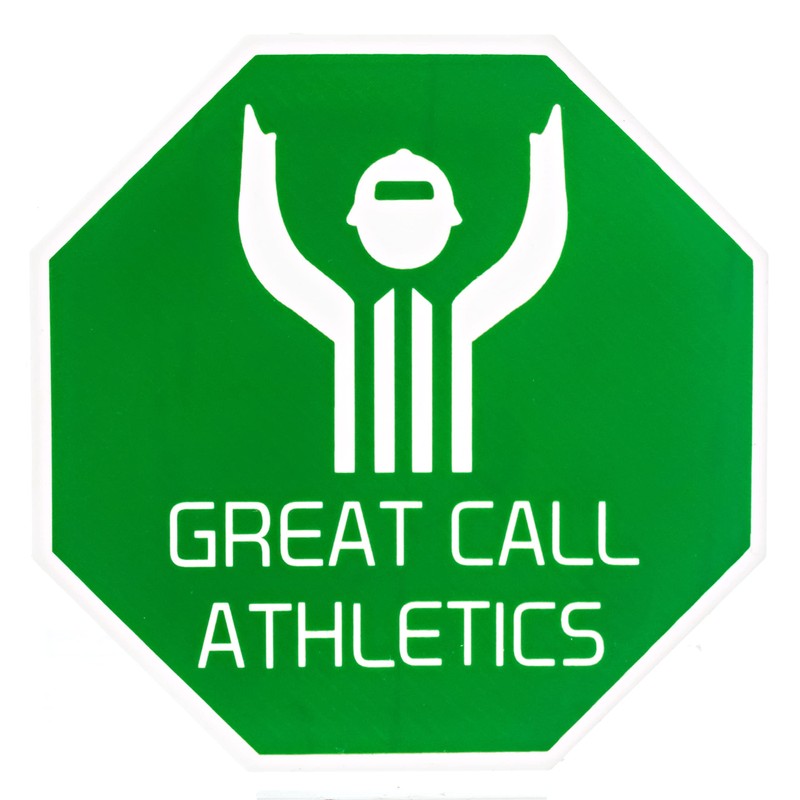 Great Call Athletics | Wrestling Referee Flip Disc | Red