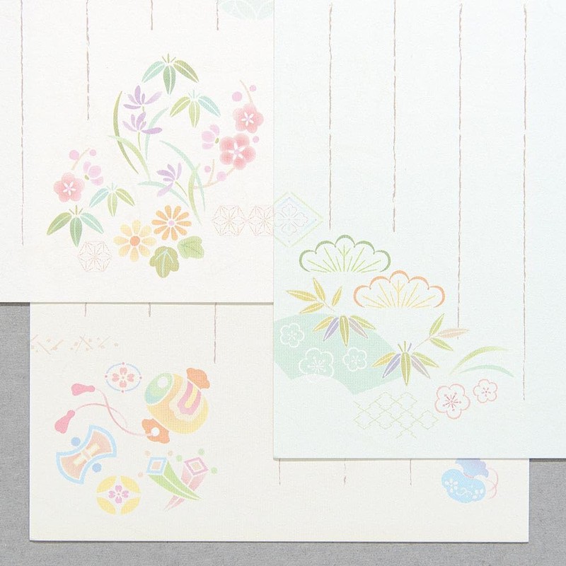 Nuby DN Postcard Notes, Auspicious Patterns | Postcards 3 Patterns