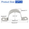 BENLIUDH 304 Stainless Steel Conduit Clamps, 2 Hole Rigid Pipe