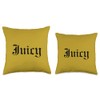 Provocative Urban Rap Design. Juicy Throw Pillow