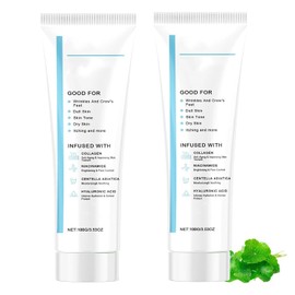 2PCS Crema Hidratante Vegana para el Cuidado de la Piel, Hidratacin Profunda y Reparacin, For Skin With Enlarged Pores and Uneven Skin Tone.          
