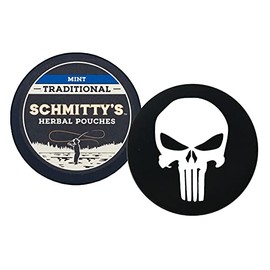 DC Crafts Nation Skin Can Cover Skull with 1 Can Schmitty's Herbal Snuff Mint Pouches