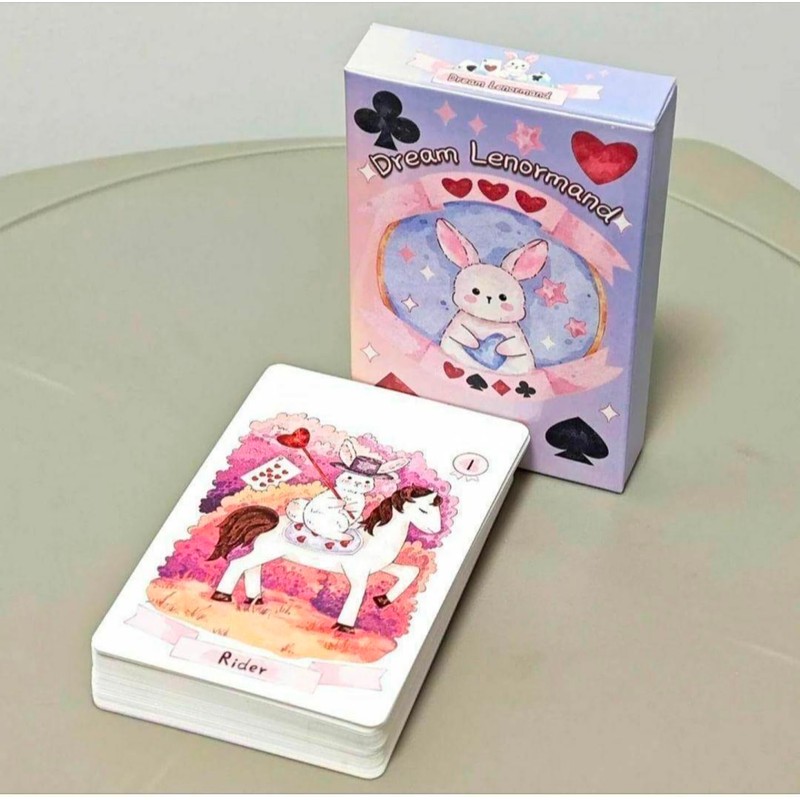 Dream Le Norman Cards, Cute Rabbit Design, Pack of 36,
