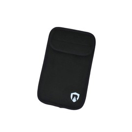 EMF Blocking Cell Phone Sleeve - EMF Blocking Pouch That Fits Most Cell Phones - Updated Version (Black, Large)