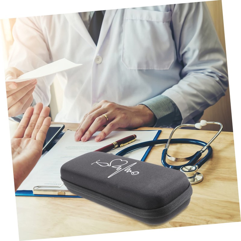 Ipetboom Portable Stethoscope Case for Nurses Lightweight Eva Carrying Bag