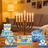 Hanukkah Decoration Wood Table Centerpiece for Home Happy Hanukkah Signs