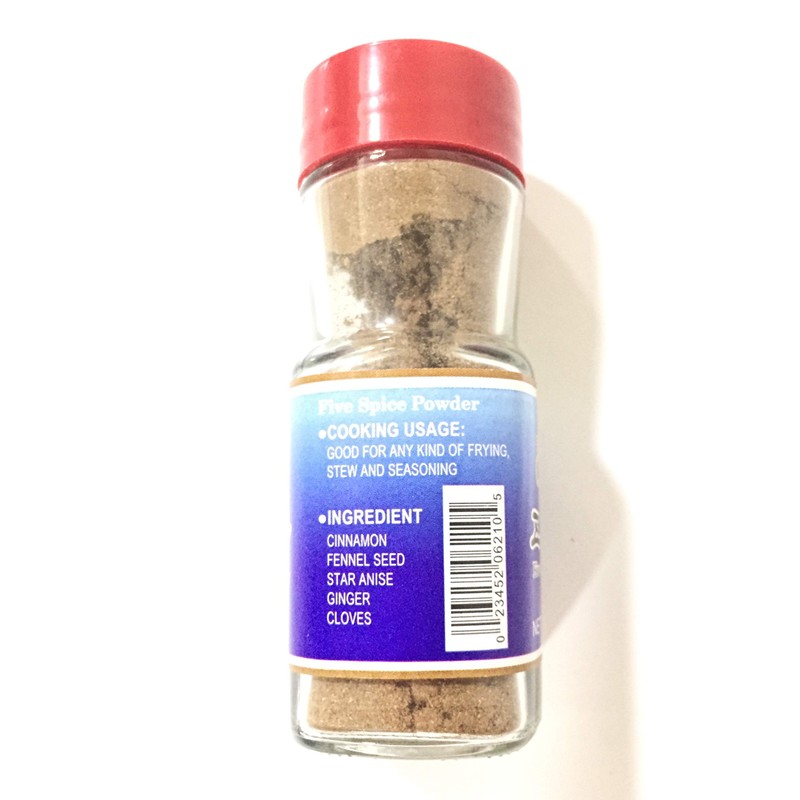 Oriental Mascot Five Spice Powder (1.1 oz) and one soy