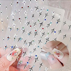 [Out_62] Glowing Starlight Nail Stickers Starlight Embossed Stickers 5D 4 Types - Embossed Sticker_-_96／FREE / [아우트_62]광채 별빛네일스티커 별빛 엠보 스티커 5D 4종 - 엠보스티커_-_96／FREE