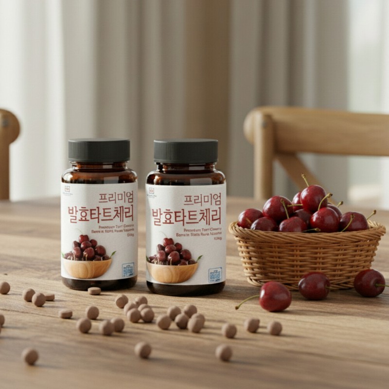 6 premium fermented tart cherries / 프리미엄 발효 타트체리 6개