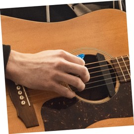 Levemolo 12pcs Thick Guitar Picks for Electric Acoustic Guitars Variety Pack Finger Guards Protector for Beginners