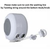 26m Laundry Drying Double Washing Line, Retractable, Wall Mounted, Heavy