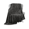 Bedbric Grey Throws for Sofas Large - Grey Throws for