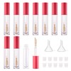 CAIYA 10PCS Empty Lip Gloss Tubes with Wand Applicator, 3ml