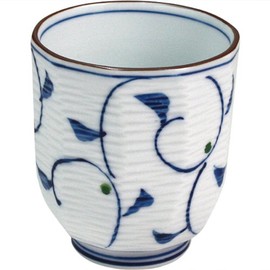 Tea Bowls: Hand 描 Arabesque Tea (User only) (Large)/有田焼