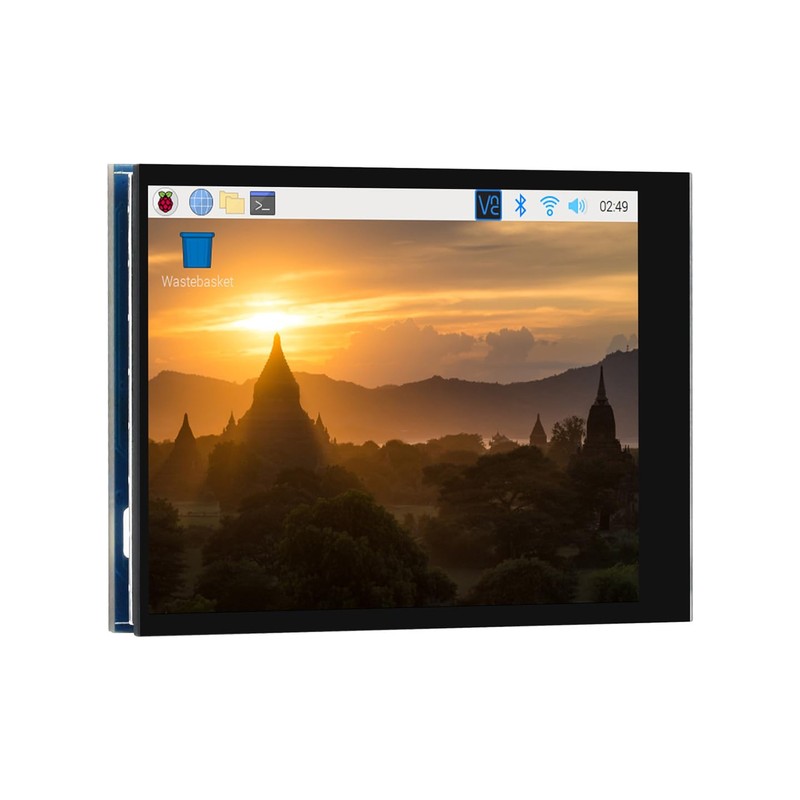 2.8inch DPI LCD Screen Compatible with RPi 5/4B/3B+/3B/3A+/Pi Zero/Zero W/WH/Zero