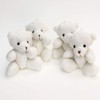 NEW 1 X WHITE Teddy Bears 12cm - Cute Cuddly