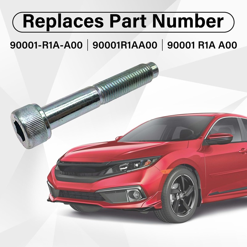 Belt Tensioner Bolt, Compatible with 2006-2022 Honda Civic 1.8L 4Cyl