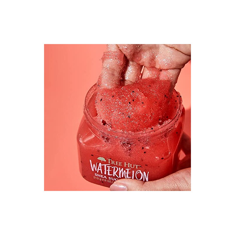 TREE HUT, Watermelon Shea Sugar Scrub, Exfoliante Corporal de Azúcar