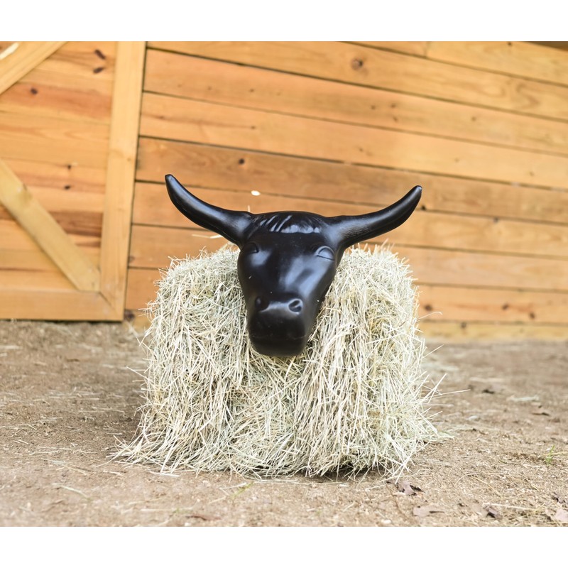 AJ Tack Steer Head Roping Dummy Black