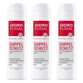 Hidrofugal Double Protection Antiperspirant Protection Against Sweating 150 ml Pack of 3