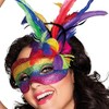 Boland 00211 Carnival Rainbow Mask, multi-coloured, one size, 10116594