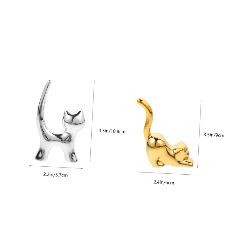 COLLBATH 2sets Jewelry Rack Ring Holder for Display Wedding Ring