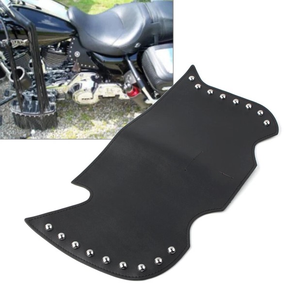 flashbuyeasy Leather Heat Saddle Shield Deflectors For Harley Davidson Touring