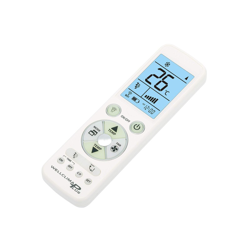 Wellclima Plus Universal Backlit Air Conditioner Remote Control Compatible with