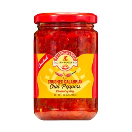 TUTTOCALABRIA Calabrian Chili Pepper Pieces, 10oz (285g), Spicy Condiment with Calabrian Chili Peppers, Extra Virgin Olive Oil, Ideal for Pasta, Pizza, Sandwiches and Fish, Made in Italy