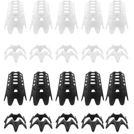 Lyfengdeam 20pcs Golf Simulator Tees, Plastic Tees Mat Practice Training for Outdoor Winter Turf Driving Range Small Indoor Mats Accessories Beginners Golfers