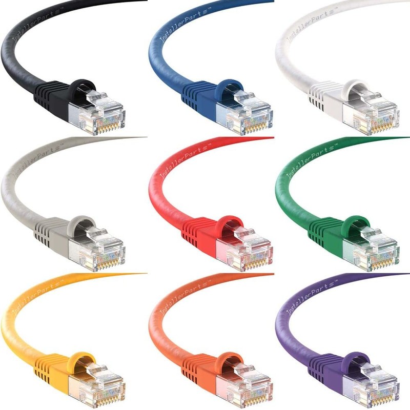InstallerParts Cable Ethernet CAT5E Cable UTP con arranque de 100