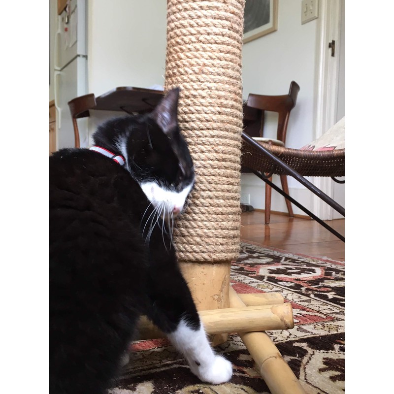boohugger Bamboo and Jute Cat Scratching Post