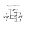 1/4"-20 Zinc Plated T-Nuts Threaded Bolt Sleeves 4 Prong Tee