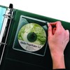 C-Line Self-Adhesive CD Holder, 5.33 x 5.66 Inches, Clear, 10