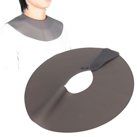 Hair Salon Stylist Cutting Collar Black Silicone Neck Wrap Guard for Haircut Hair Dye, Hair Cutting Cape Hair Coloring Hairdresser Stylist Dyeing Shawl(#3)